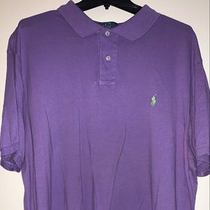Classic POLO RALPH LAUREN Men's SS Purple Shirt